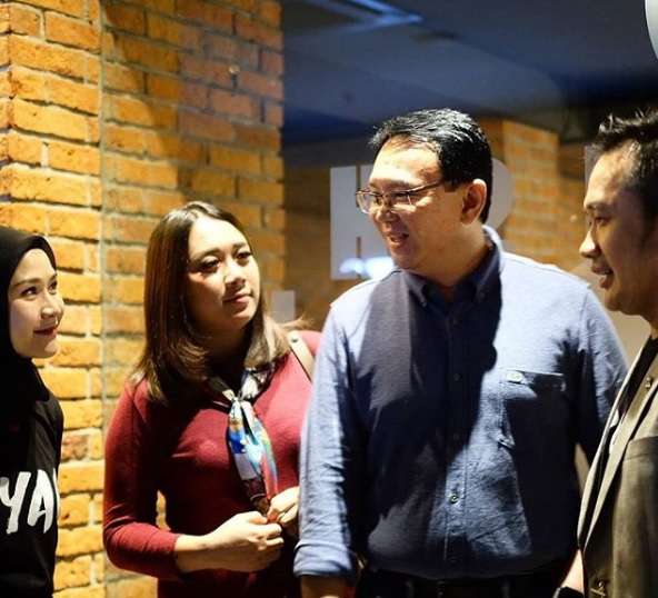 Ahok dan istrinya