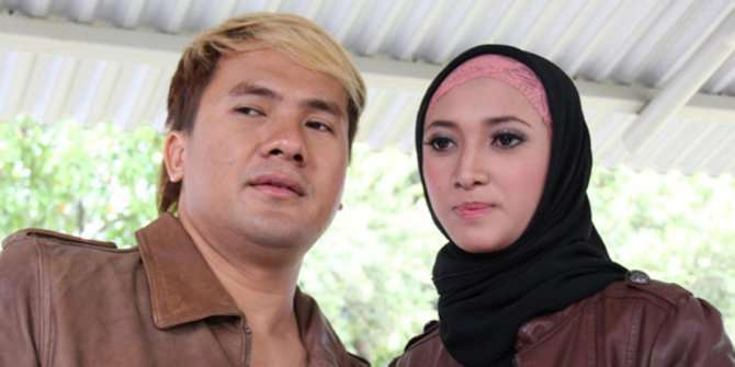 Saipul Jamil dan mendiang istrinya, Virginia Anggraeni