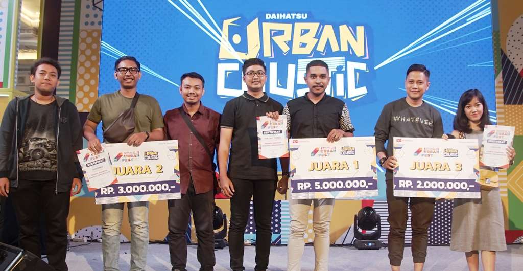 Pemenang kompertisi urban coustic.