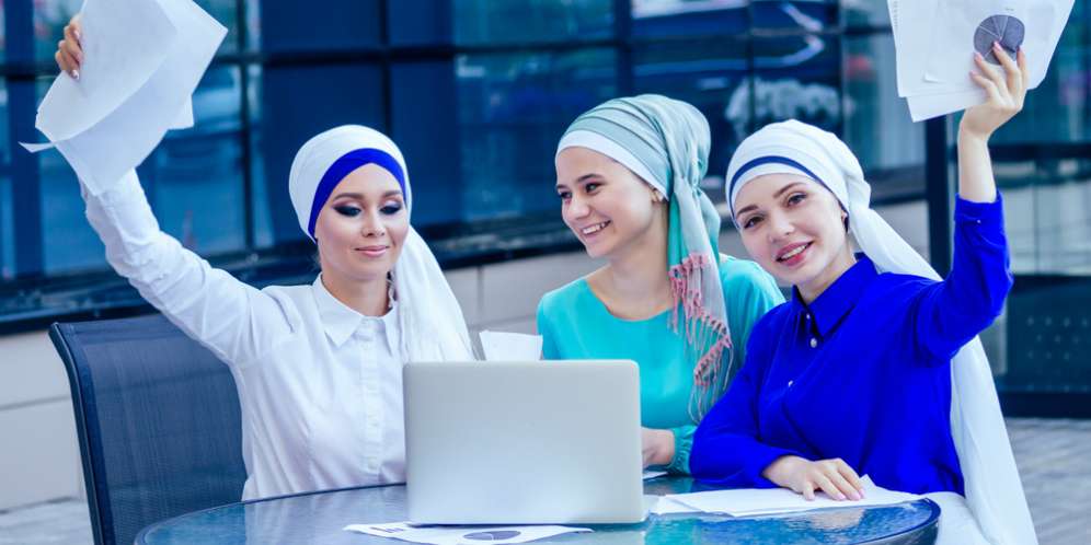 Ilustrasi Hijab Cantik