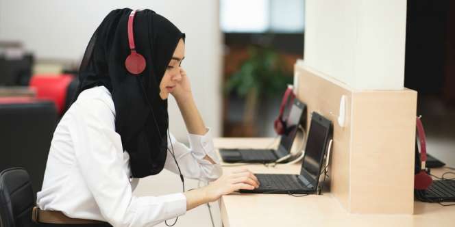 Ilustrasi Hijab Cantik