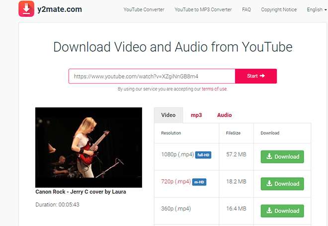 Cara download video lagu di YouTube tanpa aplikasi di Y2Mate