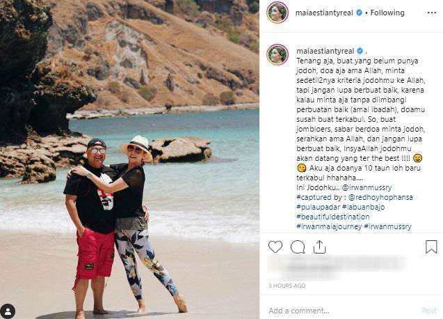 Unggahan Maia Estianty