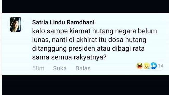 Pertanyaan Warganet