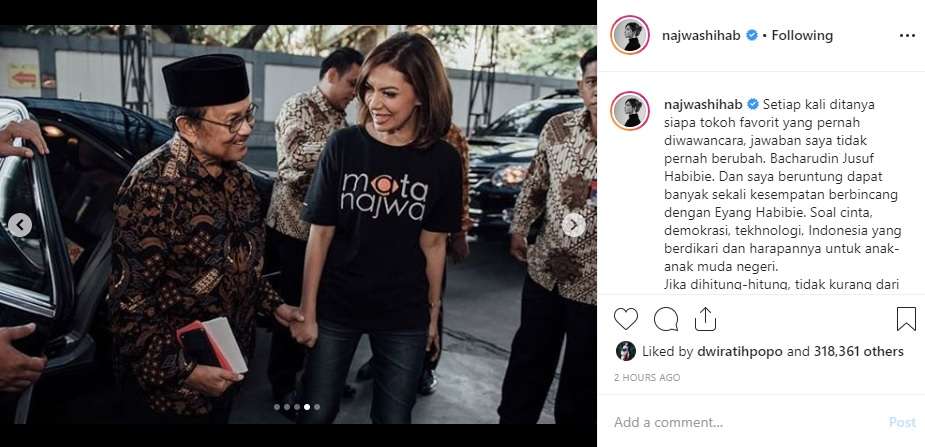 BJ Habibie dan Najwa Shihab