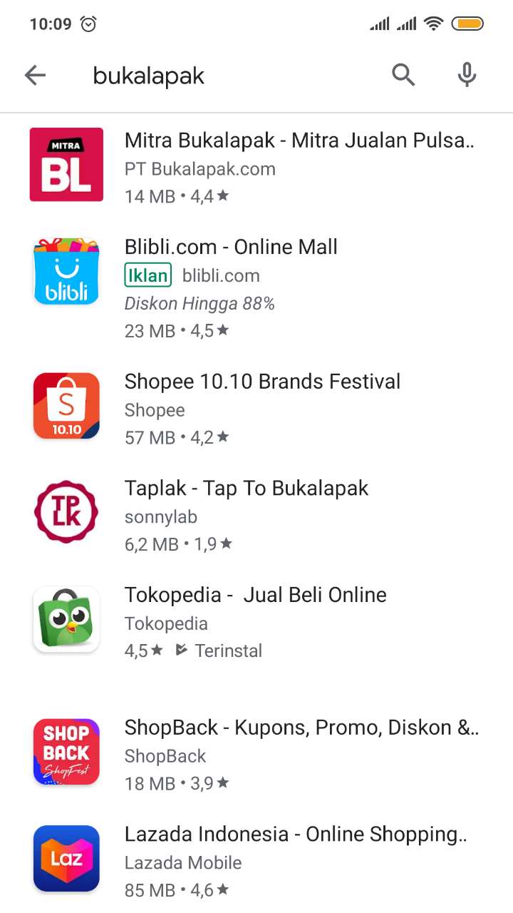 Bukalapak Apps