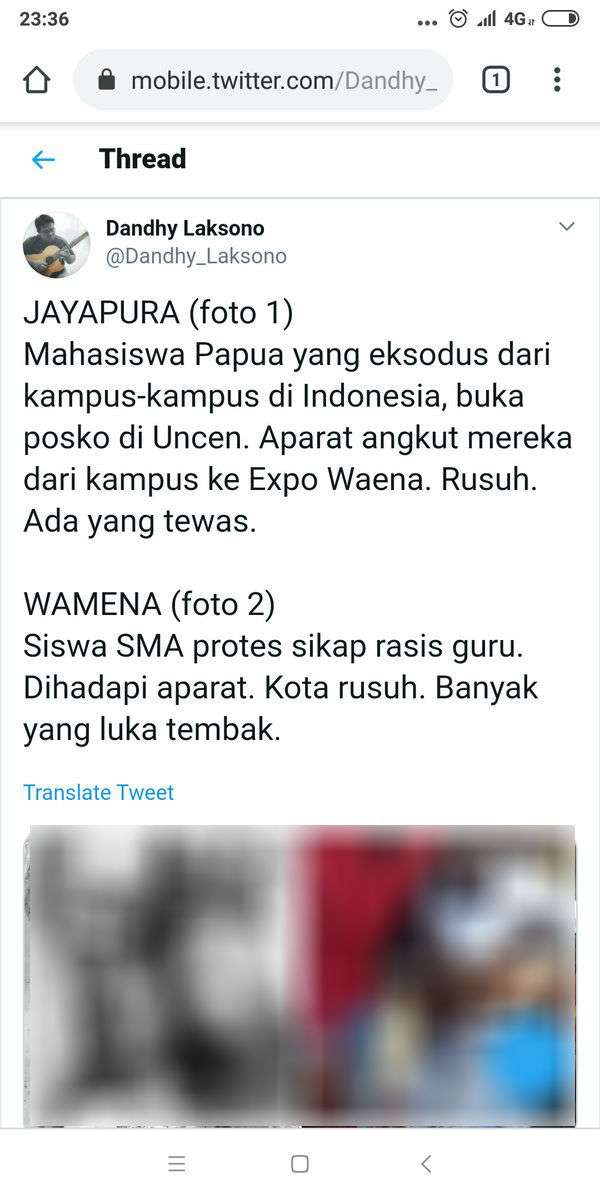 Cuitan Dandhy Laksono.