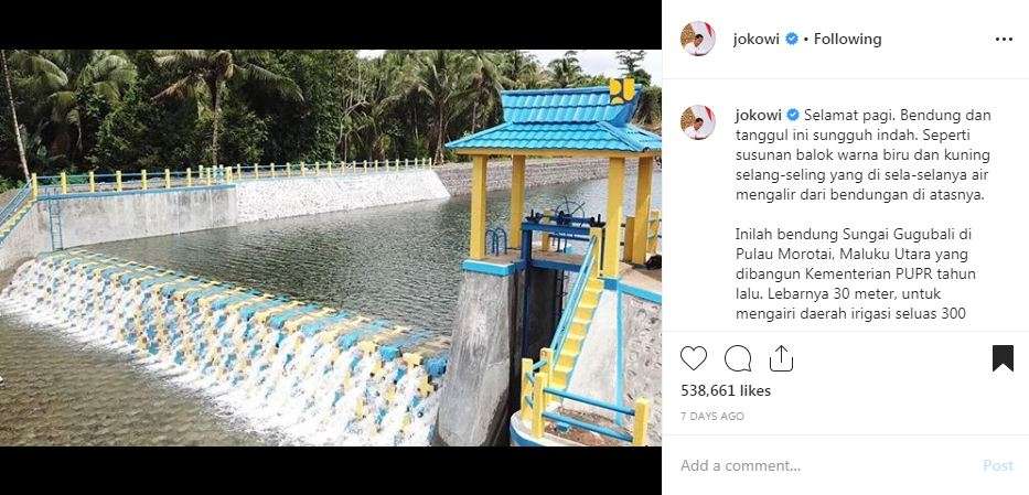 Bendung Sungai Gugubali Bendung Sungai Gugubali