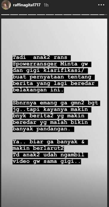 klarifikasi raffi ahmad