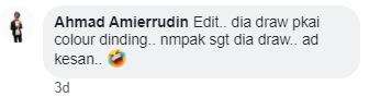 Foto yang tampak sekali editan.