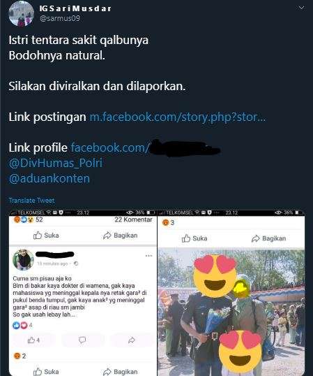 Istri anggota TNI