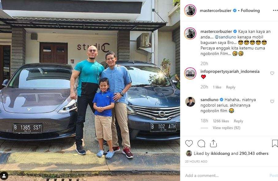 unggahan Deddy Corbuzier