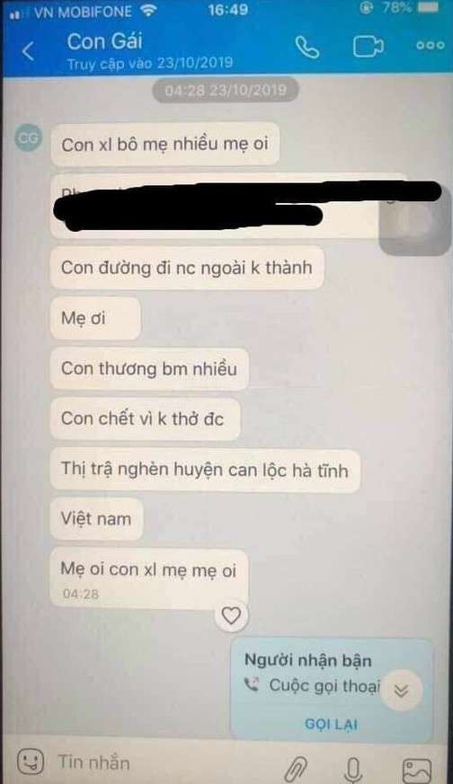 Isi SMS wanita imigran