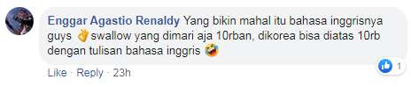 Sandal jepit di Korea di atas Rp10 ribu.