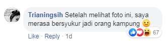 Merasa bersyukur jadi orang kampung.
