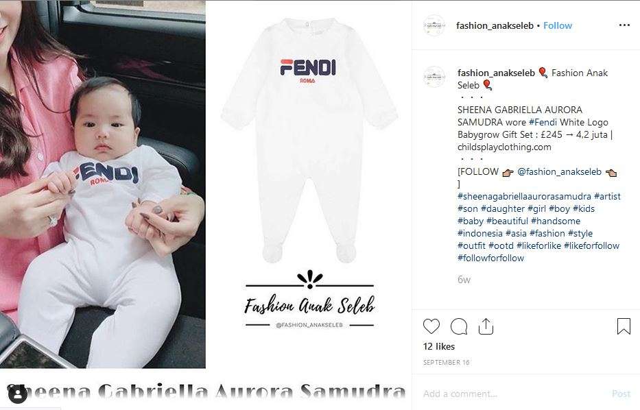 6 Balita Seleb Indonesia yang Pakai Busana Ternama, Harganya Fantastis