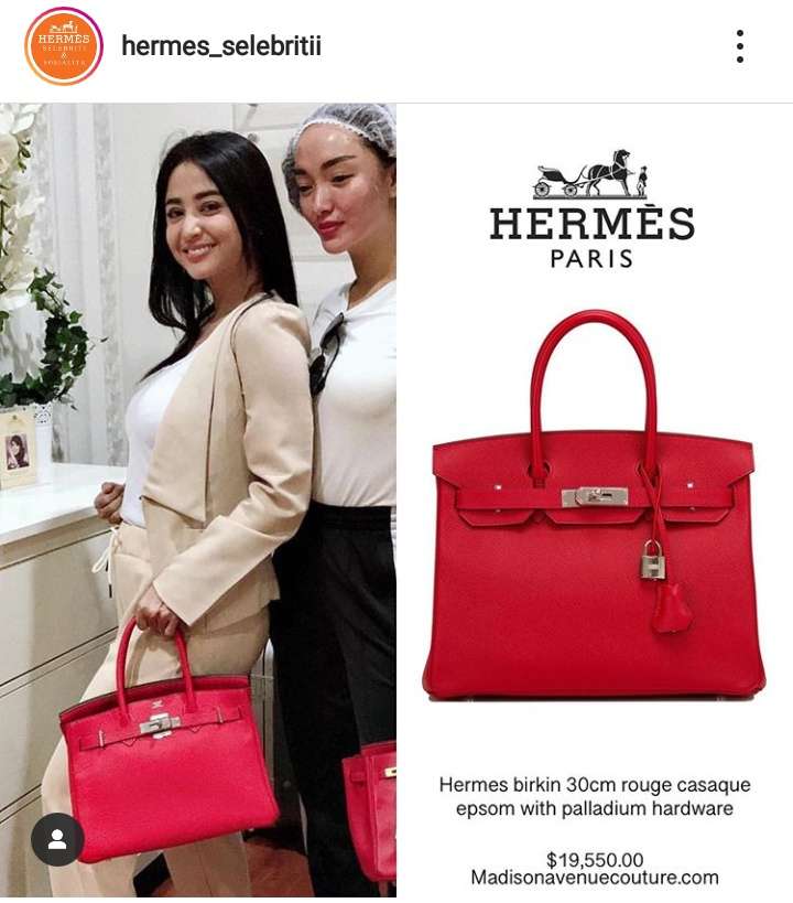 Tas Hermes Dewi Perssik dan Zaskia Gotik