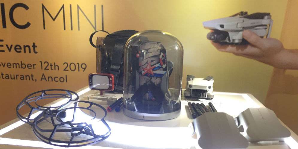 Penampakan Drone Mavic Mini (Foto: Diah Tama Yanti)