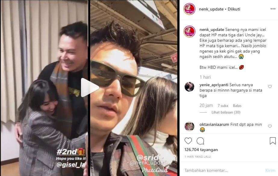 gisella anastasia ulang tahun