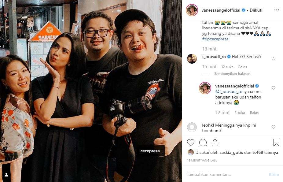 cecep reza meninggal dunia