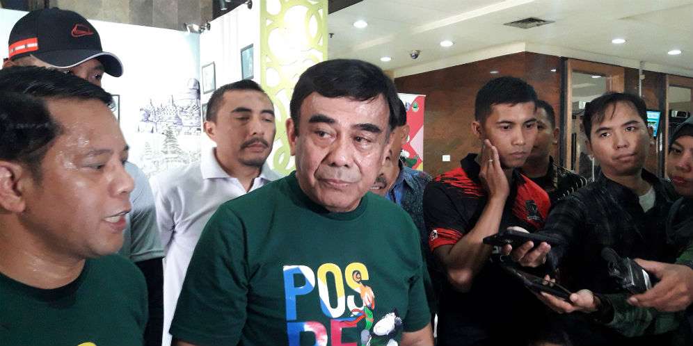 Menag Fachrul Razi dan Dirjen Pendidikan Islam Kamaruddin Amin (Foto: Dream/Muhammad Ilman Nafi`an)