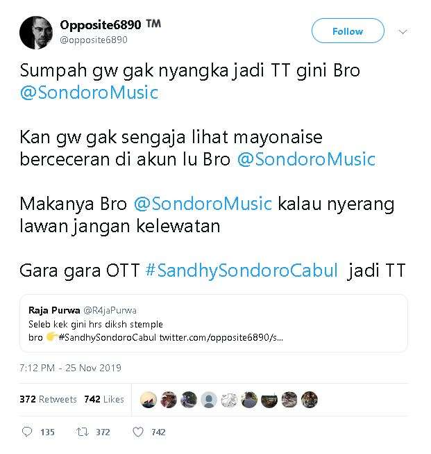 Sandhy Sandoro cabul