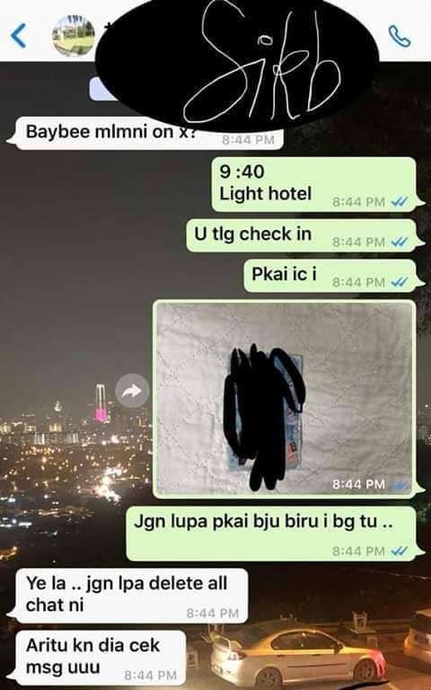 Pesan perselingkuhan suami dan adik ipar yang membuat Mawar tercengang.
