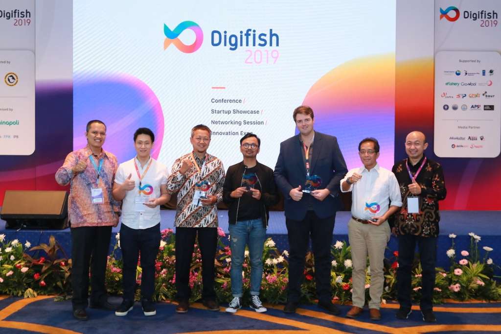 CEO Minapoli Rully Setya Purnama dan Menteri Kelautan dan Perikanan Edhy Prabowo