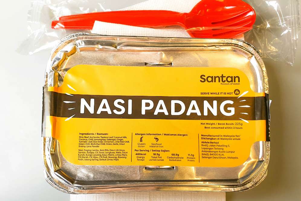 Menu Air Asia