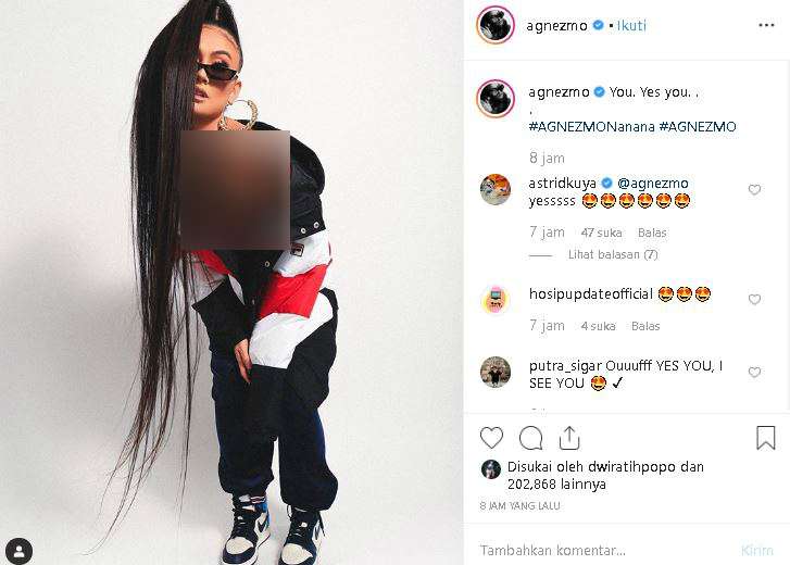 penampilan Agnez Mo