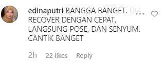 Bangga dengan Frederika Cull.
