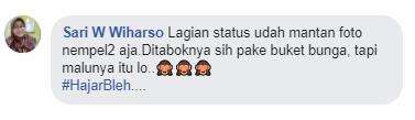 Komentar pedas netizen ke wanita yang nekat ke nikahan mantan.