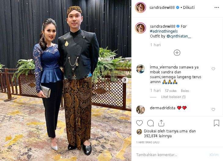 sandra dewi dan suami