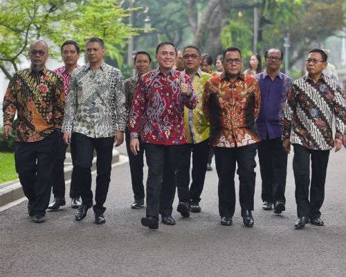 Ketum PSSI Komjen Mohammad (Foto: Setkab) Iriawan