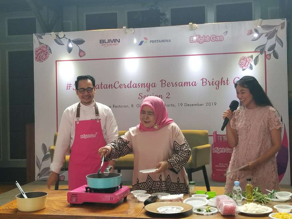 Demo masak Bright Gas