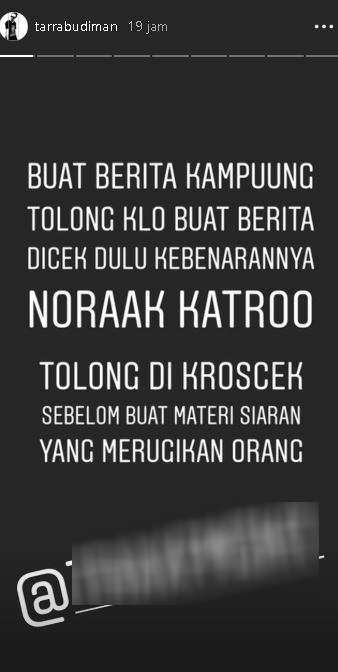 Unggahan Tarra Budiman