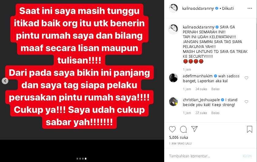 Kalina mantan istri Deddy Corbuzier