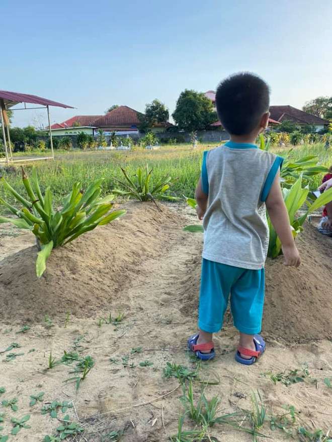 Panggi-panggil ibu, seolah ingin berbicara.
