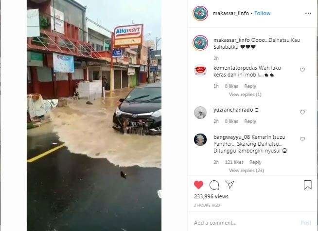 Daihatsu juga sukses menerjang banjir,