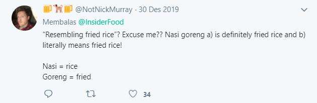 Nasi goreng mirip fried rice? Yang benar saja?