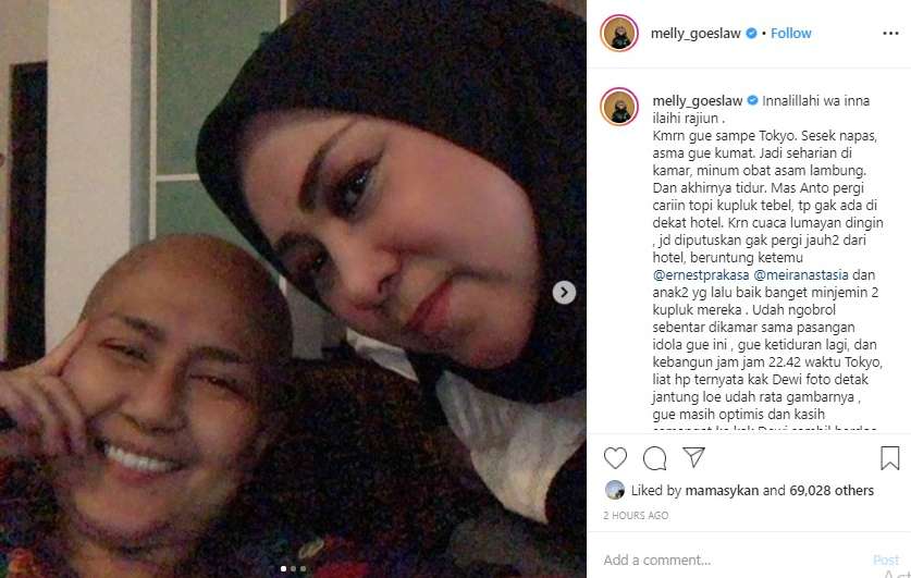 Melly Goeslaw dan Ria Irawan