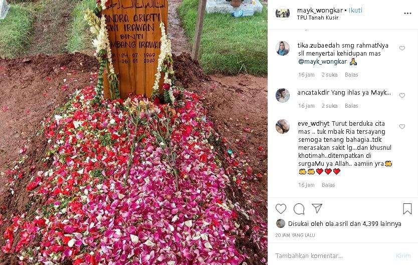 curhatan mayk wongkar suami ria irawan