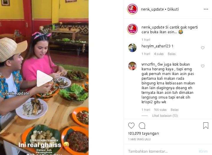 Marsha Aruan ikan asin Marsha Aruan ikan asin