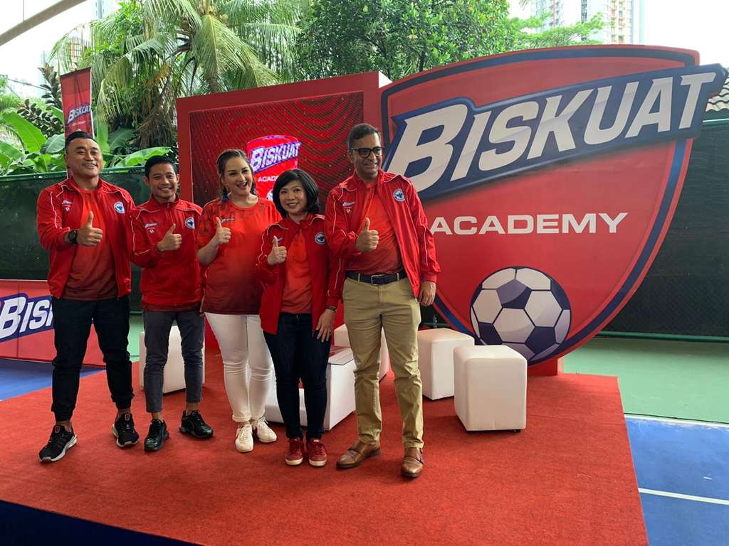 evan dimas bersama biskuat