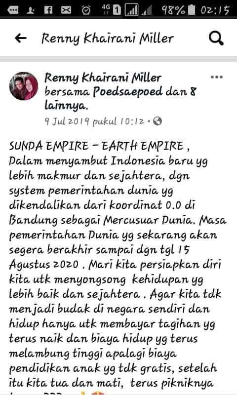 Unggahan Rheny Miller