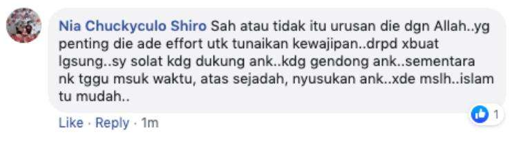 Yang penting ada usaha dia tunaikan kewajiban sholat.