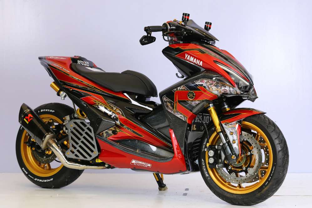 Rifky, R3 Painting, Yamaha Aerox 2017