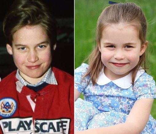 Foto pangeran william dan putri charlotte