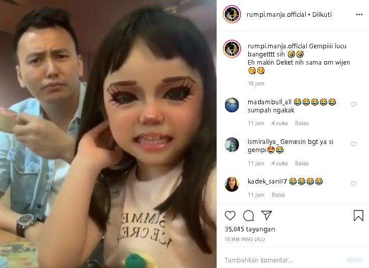 saputra wijaya dan gempi main tik tok