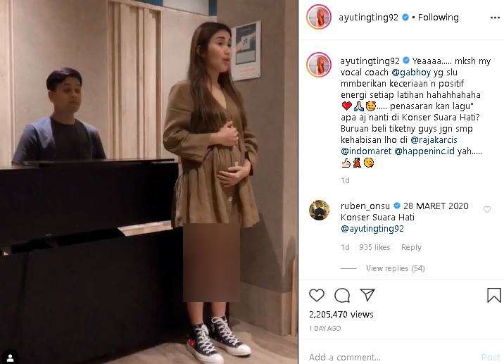 ayu ting ting latihan vokal